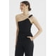 thumbnail image 2 of Polera Mujer Asimétrico Pabilo Trenzado Negro, 2 of 4