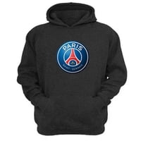 Genérico - Polerón Canguro Paris Saint Germain Gris Oscuro Talla S Unisex