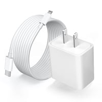Cargador Iessentials Para Iphone, 20 W, Pd, Usb C, Cable De 6 Pies, Blanco