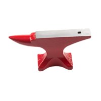 Ioensy - Anillos Correctores Para Trabajar El Metal Con Cuerno De Stithy Joyeros Metalúrgicos Hierro Fundido Stithy Rojo