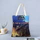 thumbnail image 2 of A New Dawn Bolso de tela con estampado de lienzo para mujer, bolsa de compras reutilizable y estética, con cremallera interior, regalo para mujer, 35 × 40 cm., 2 of 6