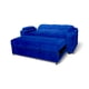 thumbnail image 4 of SOFA CAMA FUNCIONAL 2 PZ DECO FELPA azul, 4 of 7
