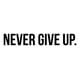 thumbnail image 1 of Decomural Never Give Up Sports WS-42995, 1 of 2