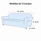 thumbnail image 3 of Funda Turca Protectora Cubre Sofa De 3 Cuerpo Tela Elasticada Color Burdeo, 3 of 3