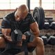 thumbnail image 5 of Mancuerna hexagonal con revestimiento de goma Philosophy Gym, pesa de mano, 25 libras, 5 of 5
