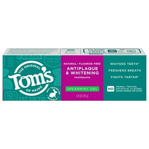 Toms Of Maine - Pasta De Dientes Gel Blanqueador De Menta Verde 120 Ml