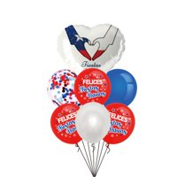 Genérico - Set De Globos Metalizados Diseño Fiestas Patrias 7 Pzas