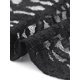 thumbnail image 5 of Agnes Orinda Blusa Casual Elegante para Mujer de Talla Grande con Encaje Floral de Doble Capa, Cuello en V, Manga Larga Transparente, Talla 4X, Negro, 5 of 6