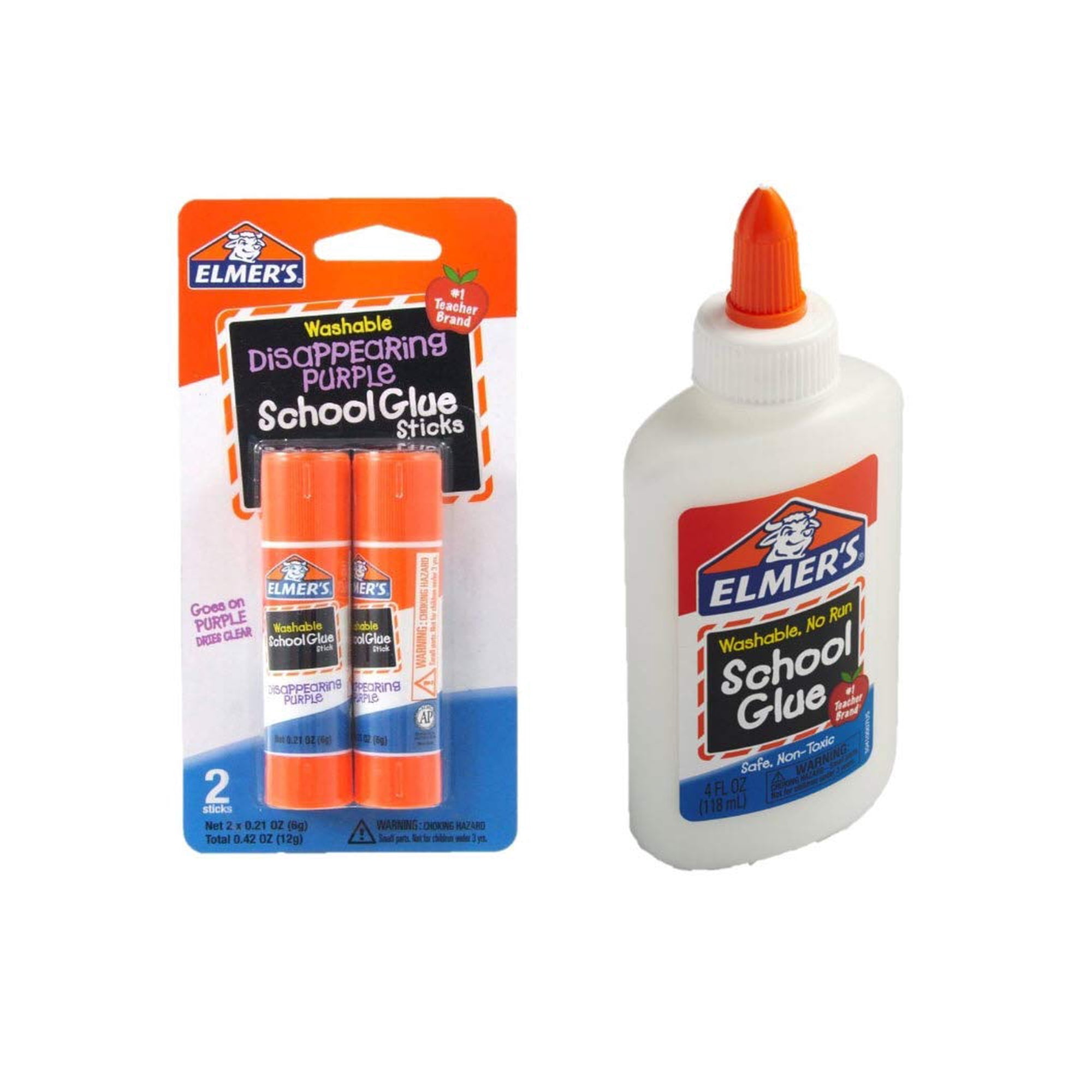 Pegamento Escolar Líquido Lavable Elmer's De Glue Bundle Con Barra De Pegamento