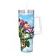thumbnail image 2 of Los Snorkels Vaso aislado de acero inoxidable con asa, diseño temático, regalo para familia, amigos y fans; incluye pajita y encaja en el portavasos estándar, 40 oz, 2 of 6