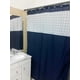 thumbnail image 1 of Cortina de baño 140×200 cms color azul cuadrille celeste, 1 of 2