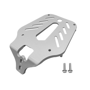 Ioensy - Base De Montaje Para Modificación De Soporte De Baúl De Bicicleta Eléctrica, Estante De Extensión, Color Plateado