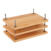 Magideal - Prensas De Encuadernación De Libros De Madera, Herramienta De Encuadernación De Libros, Prensas De Encuadernación Portátiles Manuales Prácticas Para E