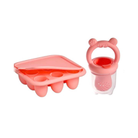 Genérica - Molde Para Helado Chupete Alimentario Bebes Rosa