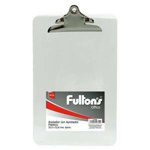 Anotador Plastico + Apretador Metal Oficio Fultons