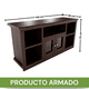 thumbnail image 2 of Rack Berlin 1500 Madera Chocolate Vidrio, 2 of 4