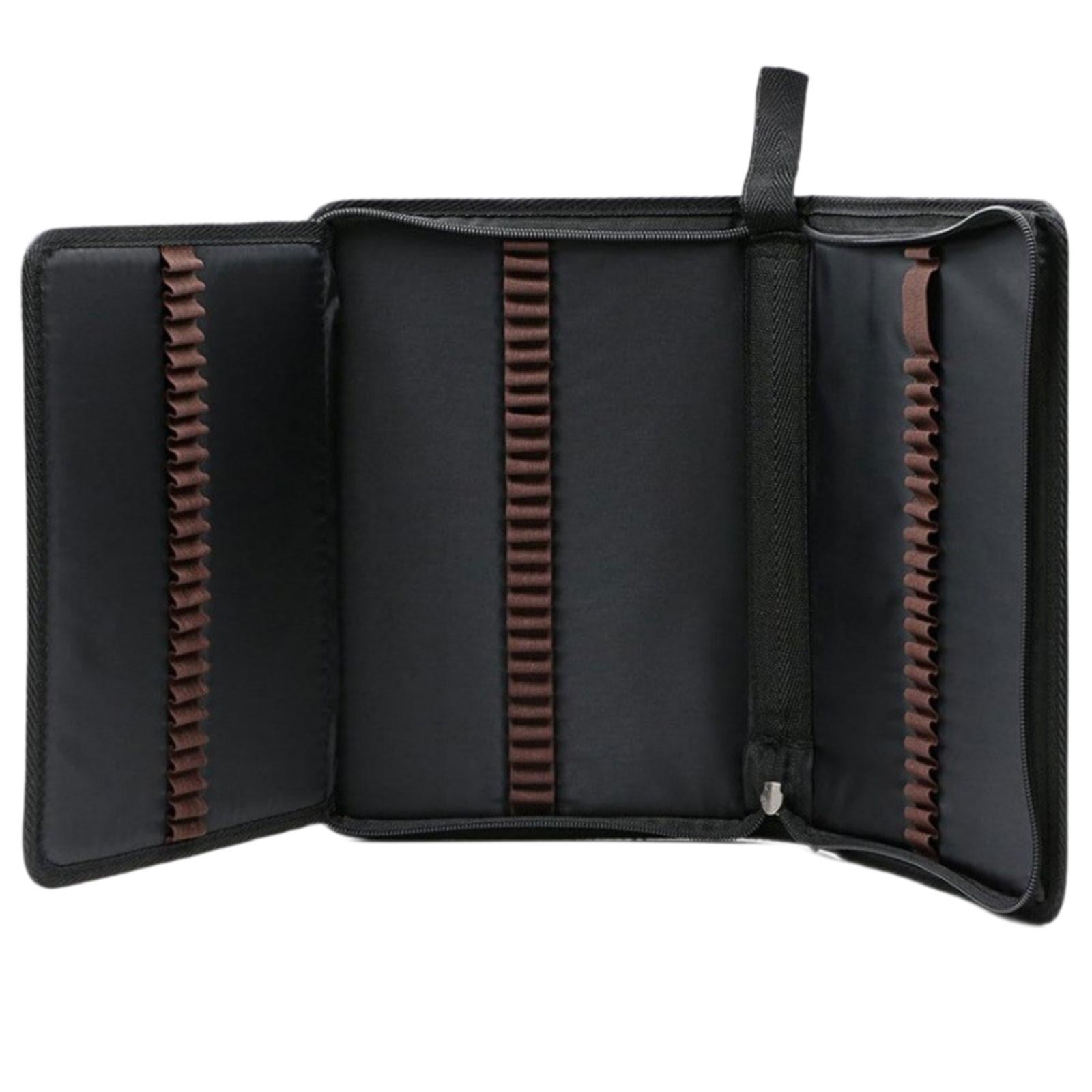 Magideal - Estuche Para Lápices De Acuarela, Resistente Al Agua, Portátil, Con Cierre De Cremallera, Estuche De Almacenamiento Para Lápices, Estuche De Papelería