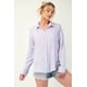 thumbnail image 1 of Camisa Fashnzfab De Gasa De Algodón Detallada Con Bordado Lavanda, 1 of 5