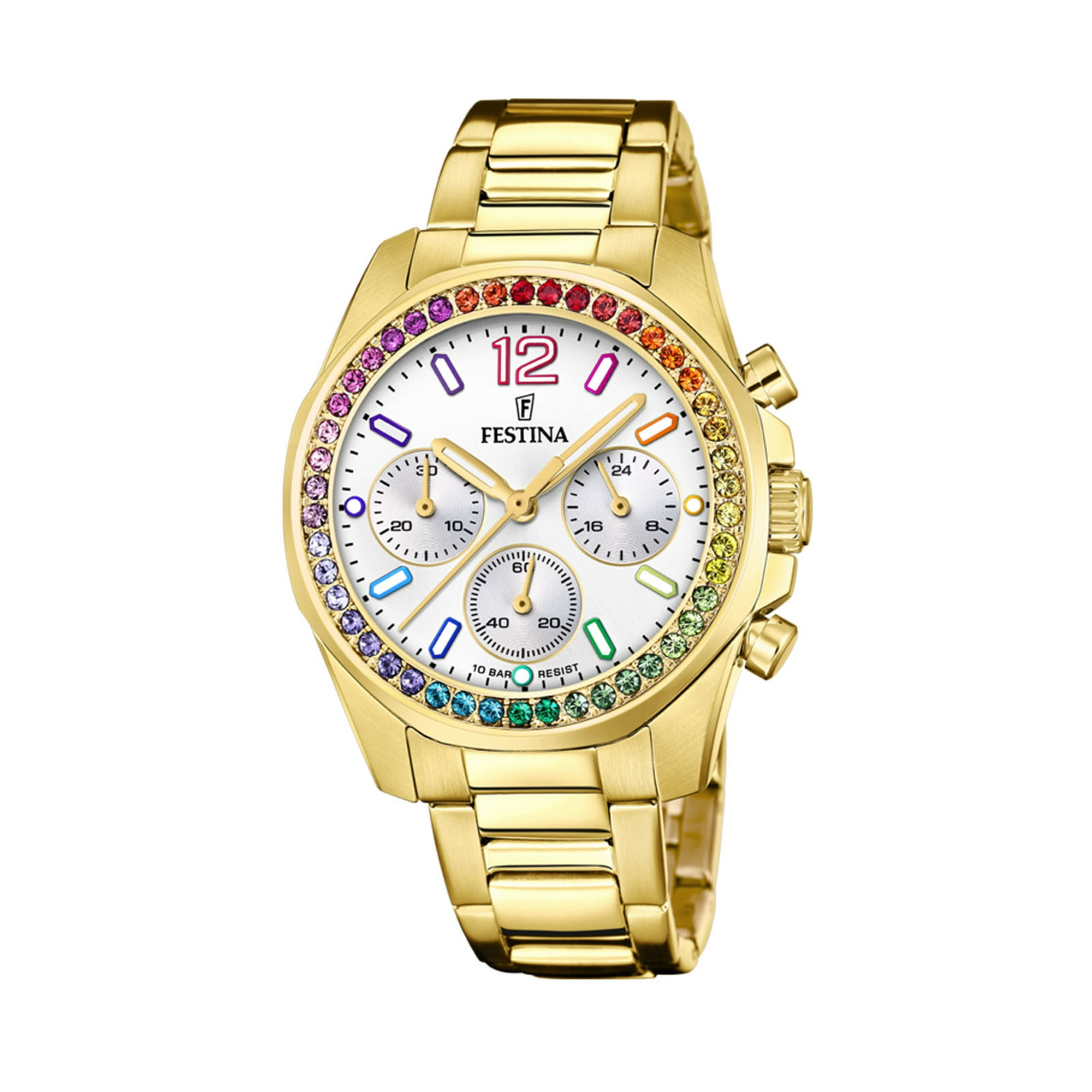 Reloj F20609/2 Festina Blanco Mujer Boyfriend Collection