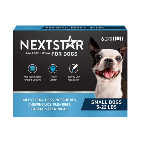 Prevención Contra Pulgas Y Garrapatas Para Perros Pequeños Dosis Para 6 Meses
