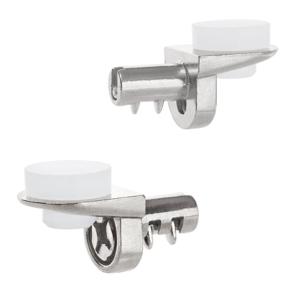 Pernos de soporte para repisas Keenkee, 20 piezas, 5 mm, metal color níquel