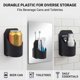 thumbnail image 3 of Soporte para vaso HSP-HSWITI 9,8 × 14 × 7,5 cm negro de montaje en pared, 3 of 8
