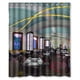 thumbnail image 1 of Cortina de ducha para coche, juego de cortinas de baño con ganchos, tamaño 60 x 72 pulgadas, 1 of 3