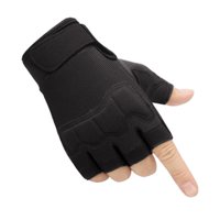 Xusx111 - Guantes Sin Dedos, Guantes Ligeros Respirables Protectores De Muñecas Para La Caza, Motociclismo, Escalada