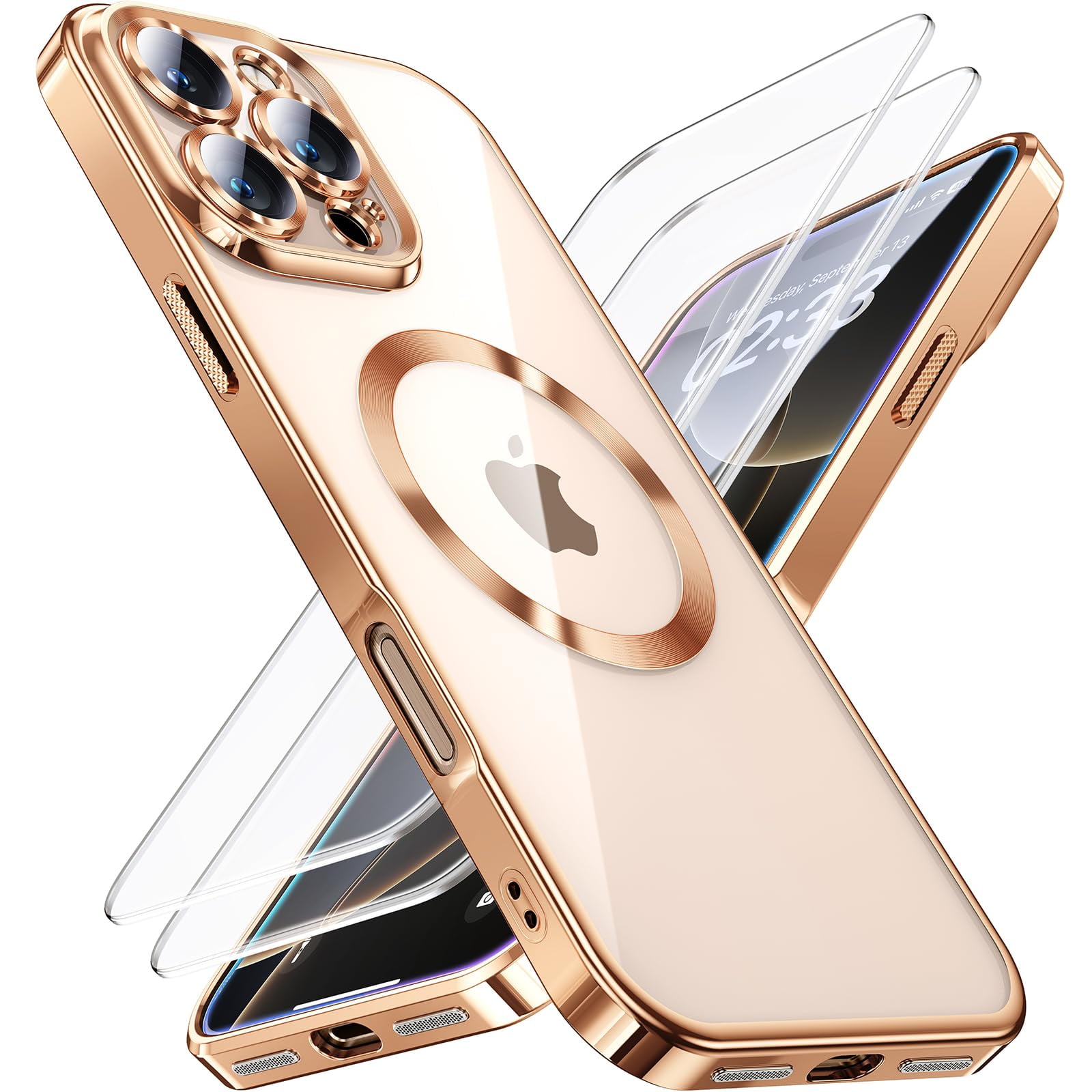 Funda Jueshituo Para Iphone 16 Pro Max Con 2 Protectores De Pantalla