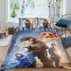 thumbnail image 2 of Los Cuatro Fantásticos Conjunto de sábanas temático, trío de piezas, cómodo y amigable con la piel, diseño único, regalo de decoración para el hogar para familiares, amigos y fans,135cm *200cm, 2 of 6