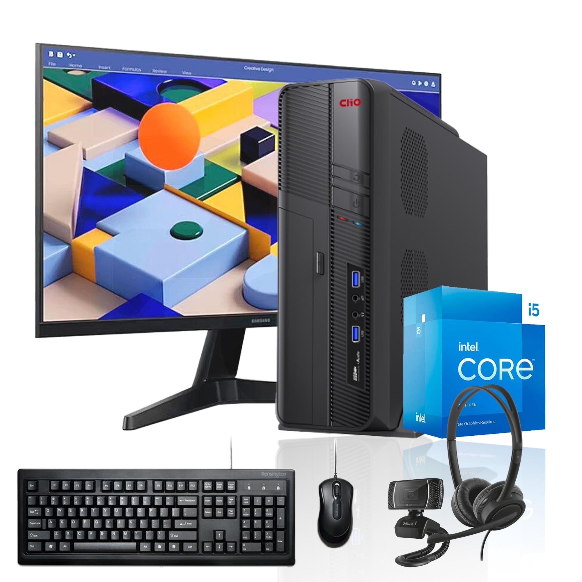 Pc Slim + Monitor 24 + Perif: Intel Core I5 13400 32Gb Ddr5 1Tb Uhd 730 Wifi