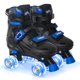 thumbnail image 1 of Patines de ruedas Nattork ajustables 4-12 años azul, 1 of 6