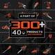 thumbnail image 5 of Batería Skyvast 40V 2.0Ah de Repuesto para Black+Decker, 5 of 5
