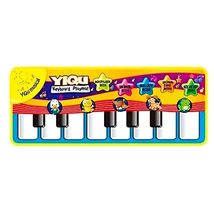 Gnerica - Alfombrilla Piano Musicales De 13 Teclas Para Niños De 72x28
