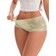 thumbnail image 5 of INSPIRE CHIC Ropa Interior de Encaje de Cintura Alta para Mujer con Entrepierna Extendida Cobertura Completa Paquete de 3 XL 1 Negro 1 Amarillo 1 Verde, 5 of 5