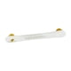 thumbnail image 2 of Zapatero Montado En La Pared, Soporte Para Zapatillas, Toallero Para Pared, Entrada, Baño, Color Crema, Blanco Y Dorado, 28cm, 2 of 5