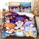thumbnail image 1 of ing Anime Date A Live Bedding Set Boys Girls Twin Size Duvet Cover Pillowcase Bed Kids Adult Fashion Home Textiles Bed Sheets, 1 of 5