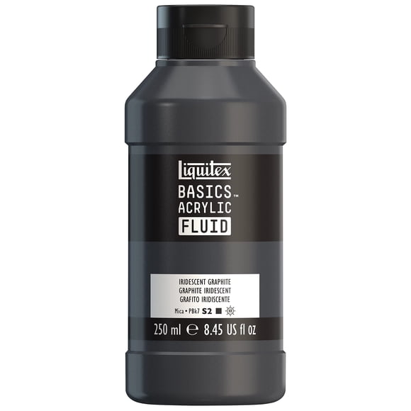 Liquitex BASICS Pintura Acrílica Fluida 250 ml Grafito Iridiscente