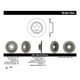 thumbnail image 3 of Disco Freno para auto BMW 318i 2004-2013 Trasero, 3 of 3