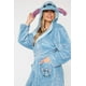 thumbnail image 2 of Bata de baño Disney Lilo and Stitch para mujer, poliéster, color azul, 2 of 3