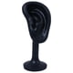 thumbnail image 3 of Soporte De Exhibición De Aretes Forma De Oreja De Resina Soporte De Oreja De Simulación Delicada Negro, 3 of 3