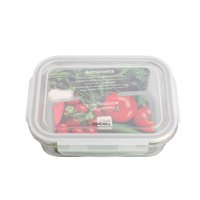 Homewell - Contenedor Hermetico Vidrio Rectangular 1040Ml