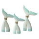 thumbnail image 1 of Figura De Madera De Cola De Ballena (3 Unidades), Color Azul Y Blanco, 1 of 5