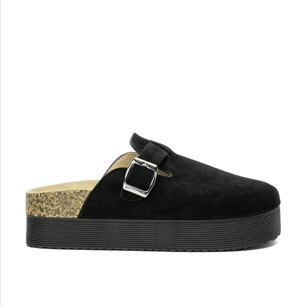 Zueco Casual Mujer Negro Alya Chinitown