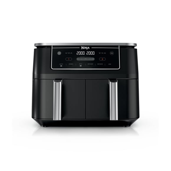 Ninja Air Fryer, Roast, Bake, Air Fry, Crisps, Broil, Reheats, Keep Warm, 10-in-1, Fries, Frozen Food, Veggies, and Meat, Quick Meals, Healthy Meals, Less Oil, 10 QT, Black, DZ302
