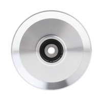 Magideal - Rodamiento Polea Rueda Accesorio De Gimnasio Universal Resistente Al Desgaste Fácil De Instalar 10 Mm De Diámetro Interior Para Ejercicio Accesorio De 120Mm Plata