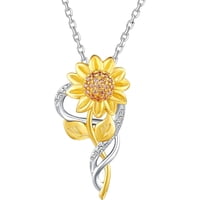 Vousez - Collar Girasol Plata 925