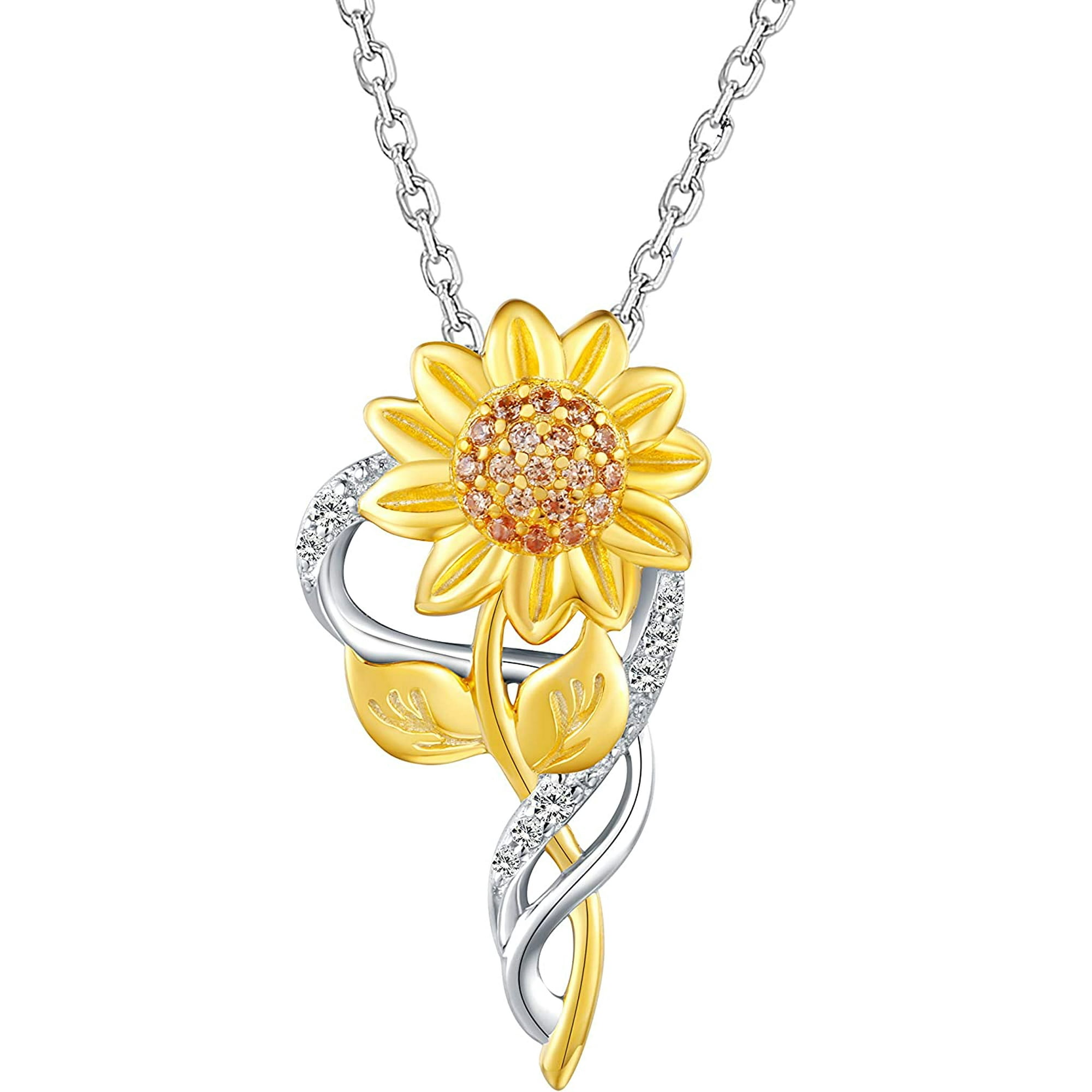 Vousez - Collar Girasol Plata 925
