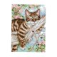 thumbnail image 5 of El kit de punto de cruz contado imprimió los diseños de la aguja del modelo del gato 27 × 39cm 11CT, 5 of 5