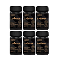 Yerberito - L-Fortex Original Suplemento | 6 Frascos | Natural 30 Cáp